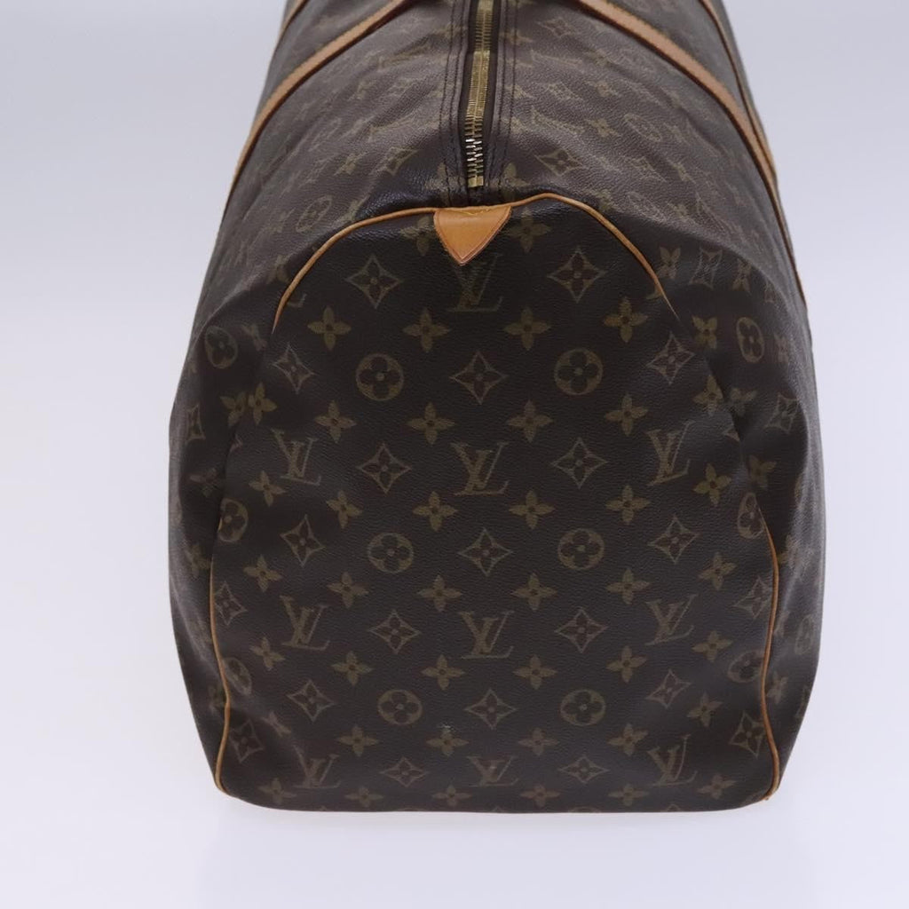 Louis Vuitton Keepall Bag Monogram Canvas Brown Canvas Travel Bag Bag (Pre-Owned)