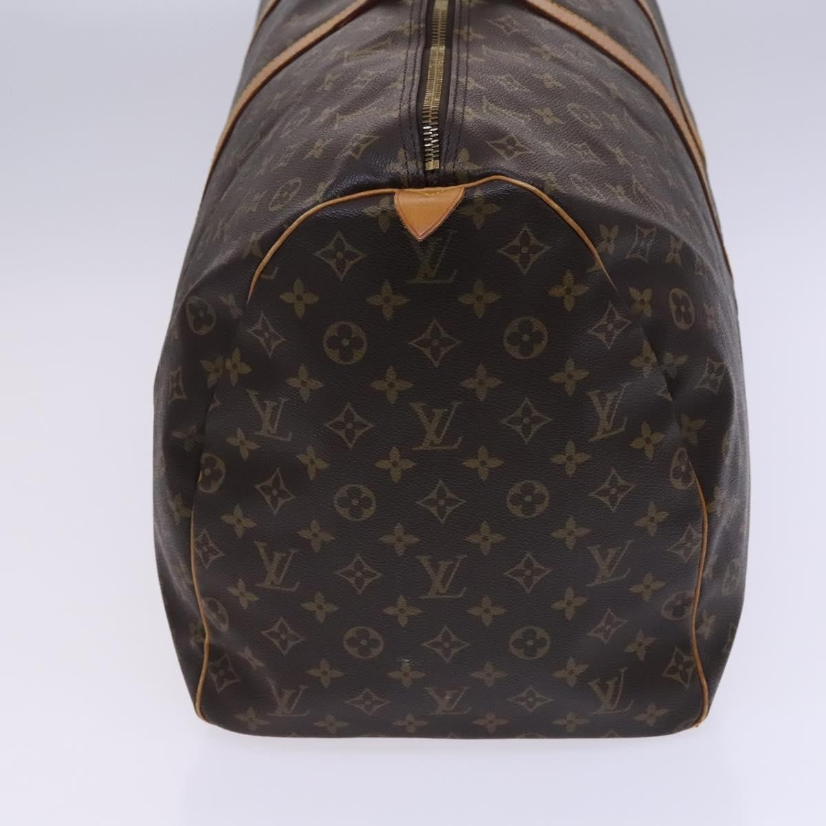 Louis Vuitton Keepall Bag Monogram Canvas Brown Canvas Travel Bag Bag (Pre-Owned)