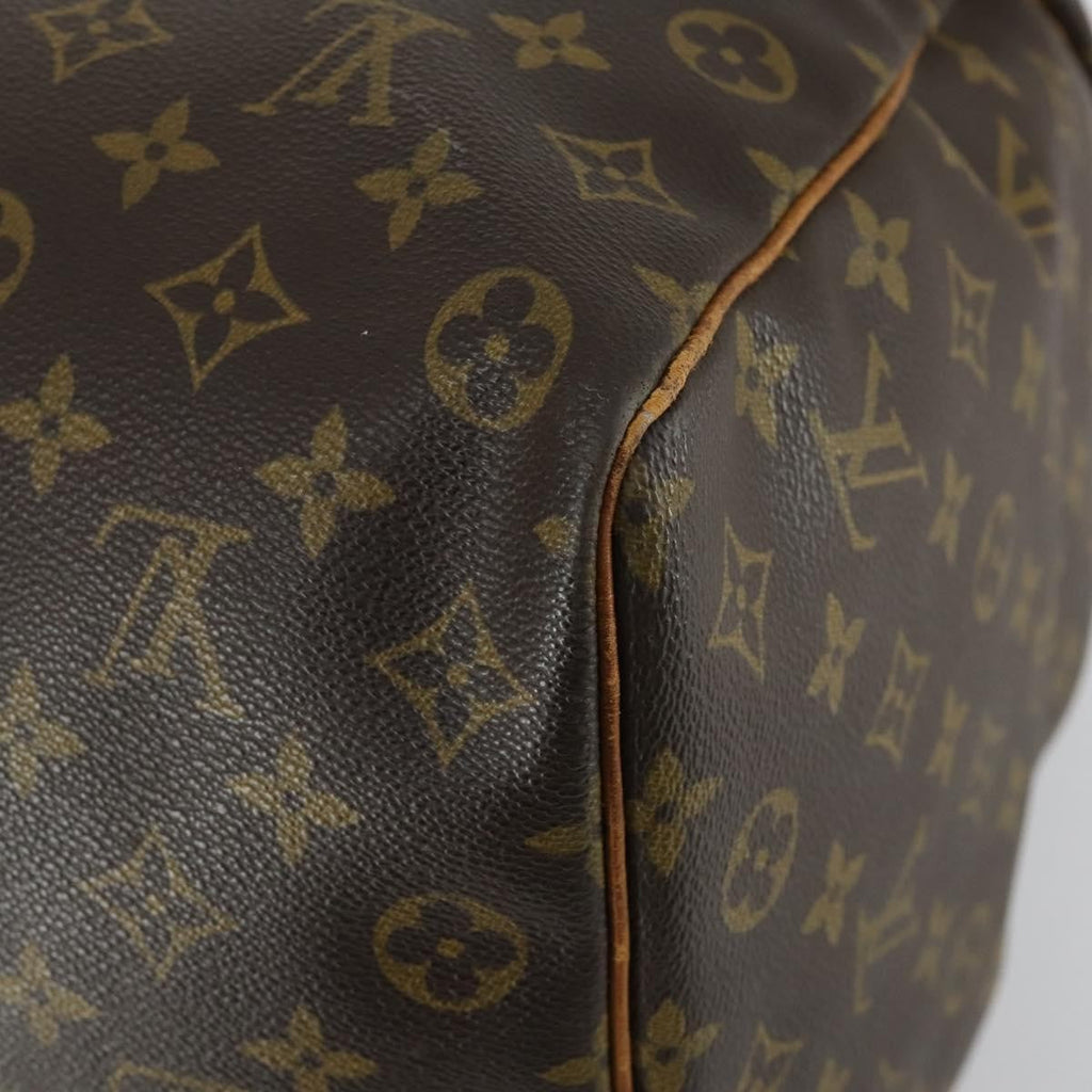 Louis Vuitton Keepall Bag Monogram Canvas Brown Canvas Travel Bag Bag (Pre-Owned)