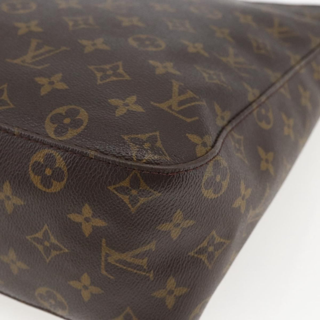 Louis Vuitton Monogram Looping Handbag Monogram Canvas Brown Canvas Shoulder Bag Bag (Pre-Owned)