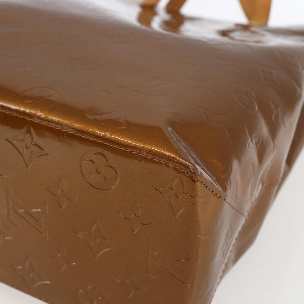 Louis Vuitton Reade Handbag Monogram Vernis Brown Patent_Leather Tote Bag Bag (Pre-Owned)