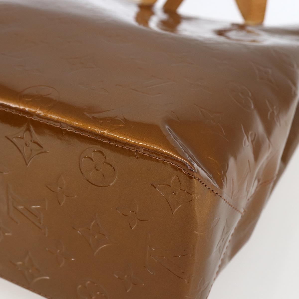 Louis Vuitton Reade Handbag Monogram Vernis Brown Patent_Leather Tote Bag Bag (Pre-Owned)
