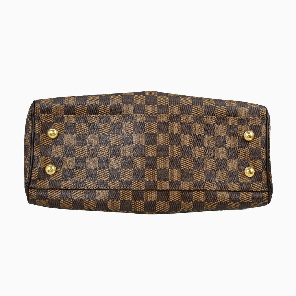 Louis Vuitton Trevi Handbag Damier Brown Canvas Handbag (Pre-Owned)
