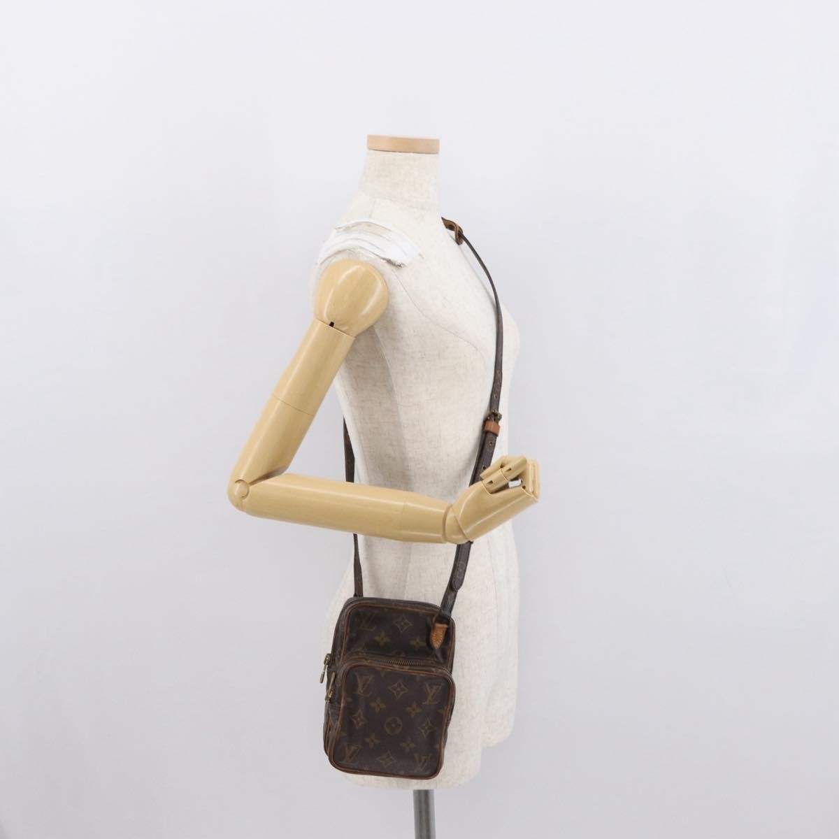 Louis Vuitton Amazone Bag Monogram Canvas Brown Canvas Shoulder Bag Bag (Pre-Owned)