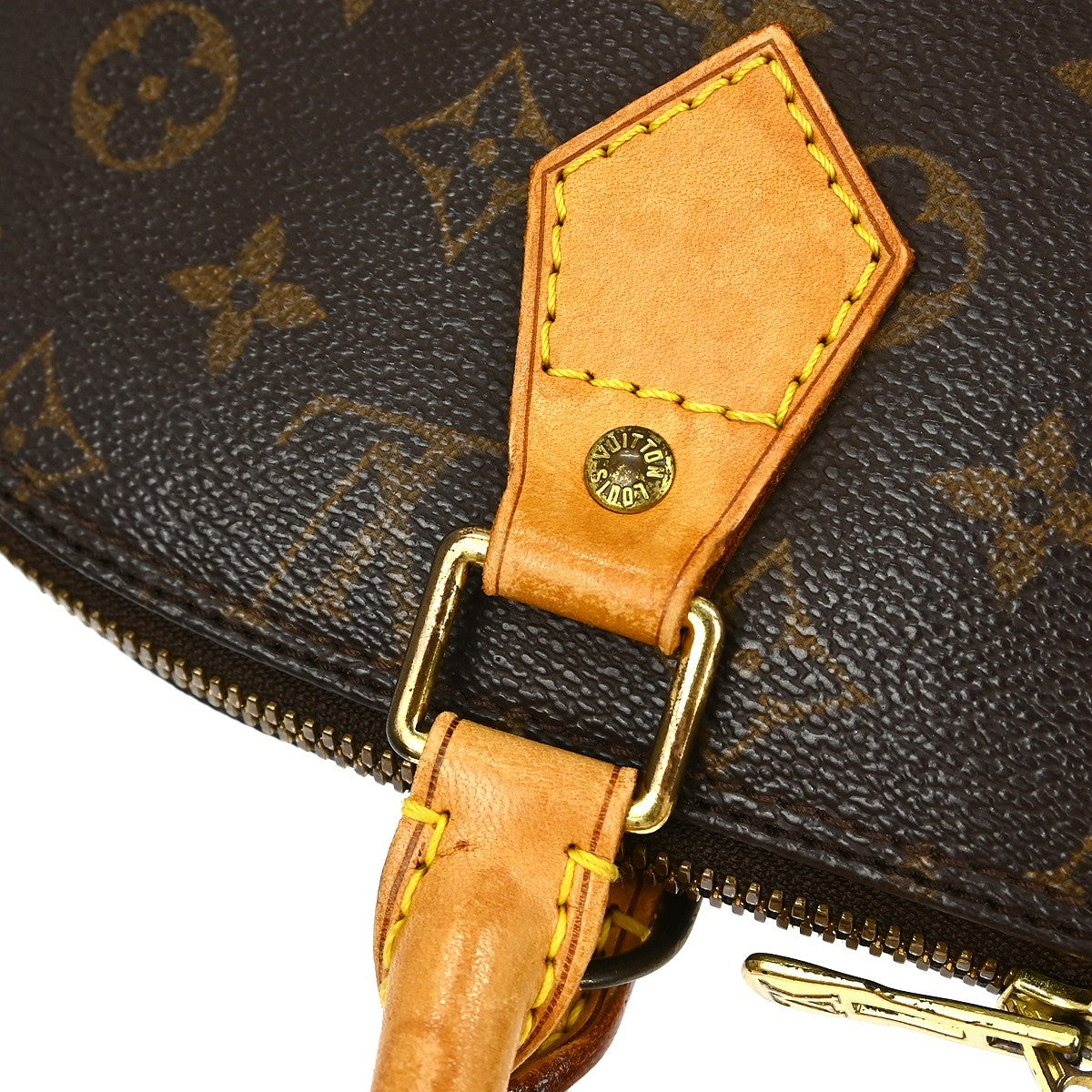 Louis Vuitton Alma Handbag Monogram Canvas Brown Canvas Handbag (Pre-Owned)