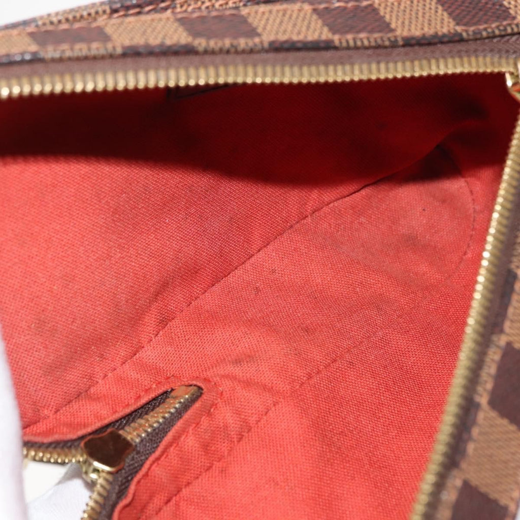 Louis Vuitton Geronimos Waist Bag Damier Brown Canvas Shoulder Bag Bag (Pre-Owned)