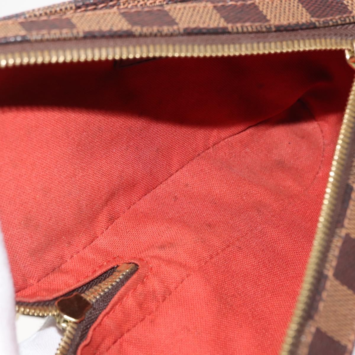 Louis Vuitton Geronimos Waist Bag Damier Brown Canvas Shoulder Bag Bag (Pre-Owned)