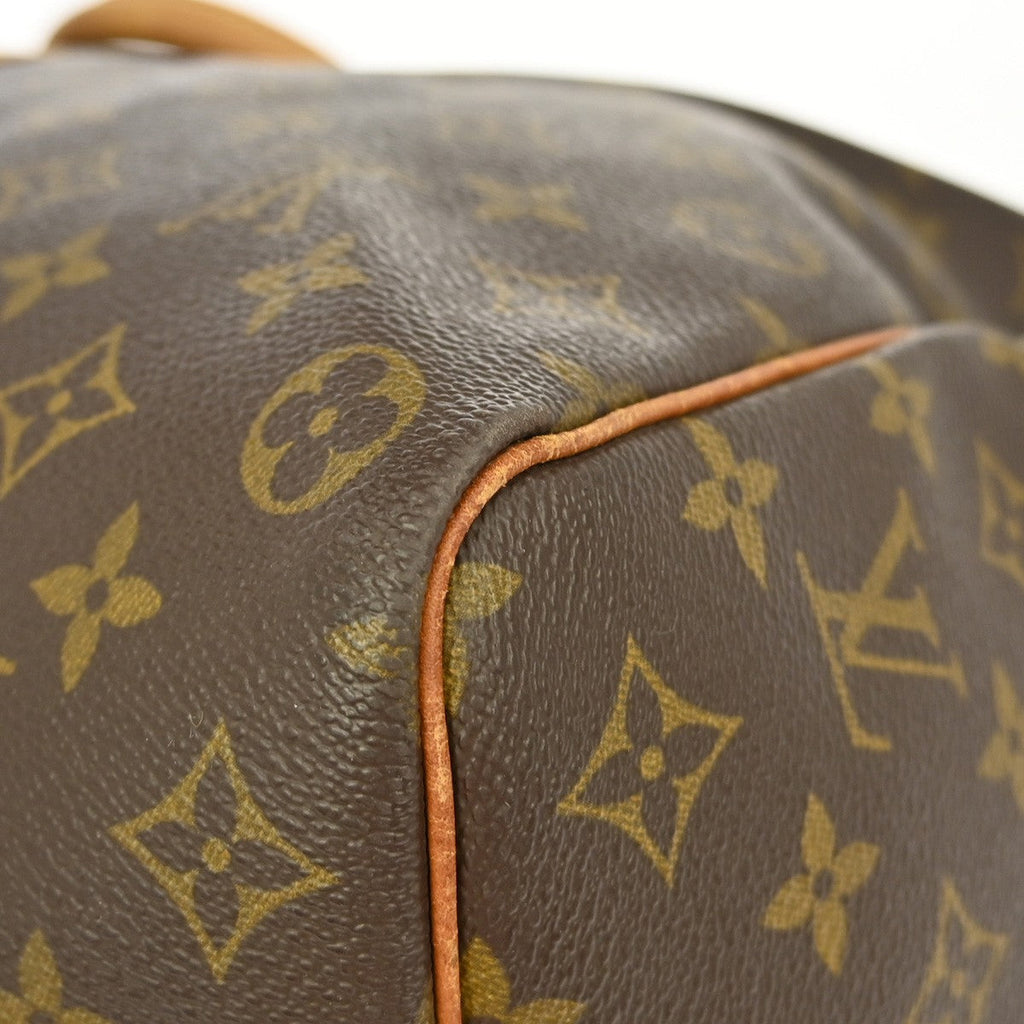 Louis Vuitton Keepall Bag Monogram Canvas Brown Canvas Travel Bag Bag (Pre-Owned)