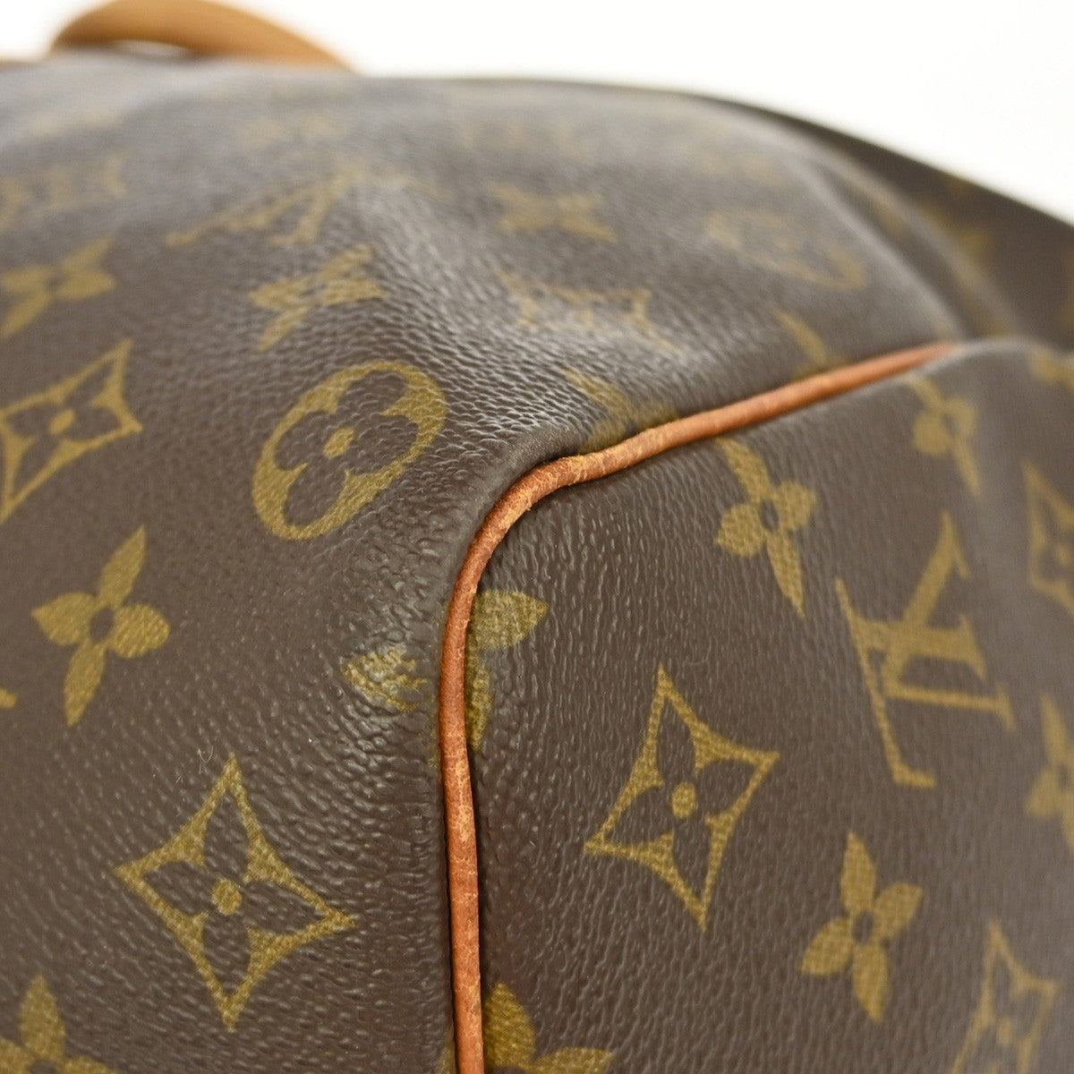 Louis Vuitton Keepall Bag Monogram Canvas Brown Canvas Travel Bag Bag (Pre-Owned)