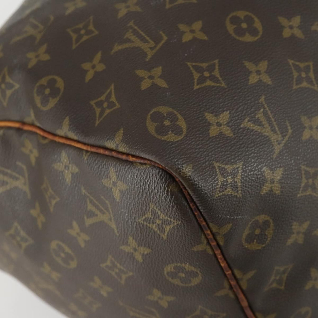 Louis Vuitton Keepall Bag Monogram Canvas Brown Canvas Travel Bag Bag (Pre-Owned)
