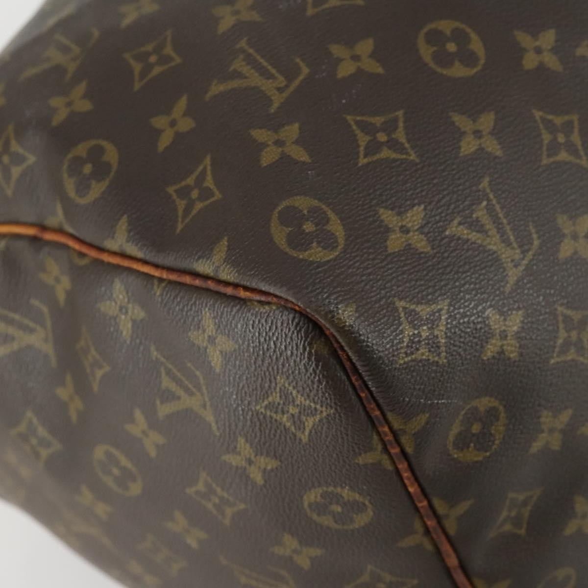 Louis Vuitton Keepall Bag Monogram Canvas Brown Canvas Travel Bag Bag (Pre-Owned)