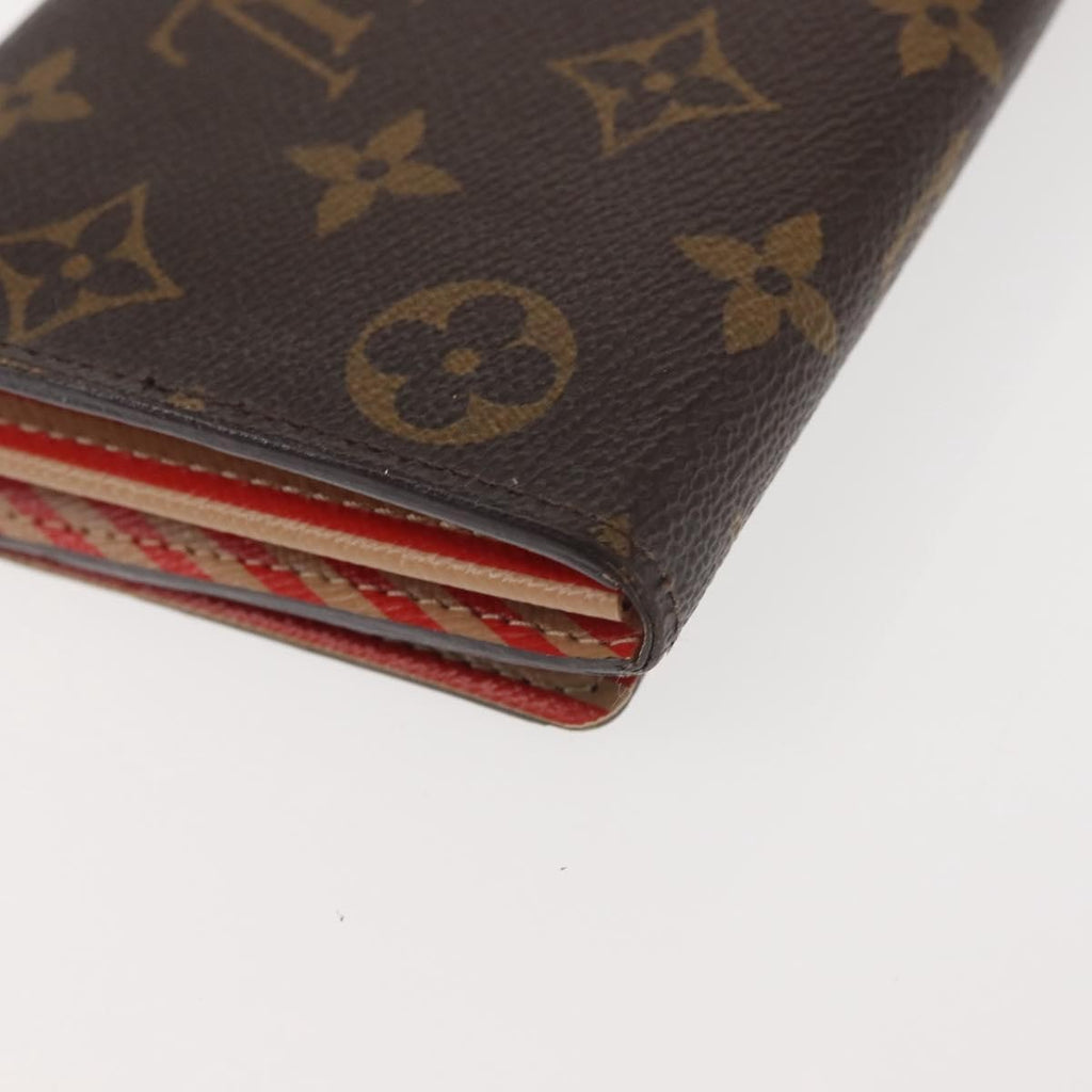 Louis Vuitton Vintage Sarah Wallet Monogram Canvas Brown Canvas Wallets Accessory (Pre-Owned)