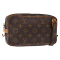 Louis Vuitton Pochette Marly Bandouliere Bag Monogram Canvas Brown Canvas Shoulder Bag Bag (Pre-Owned)