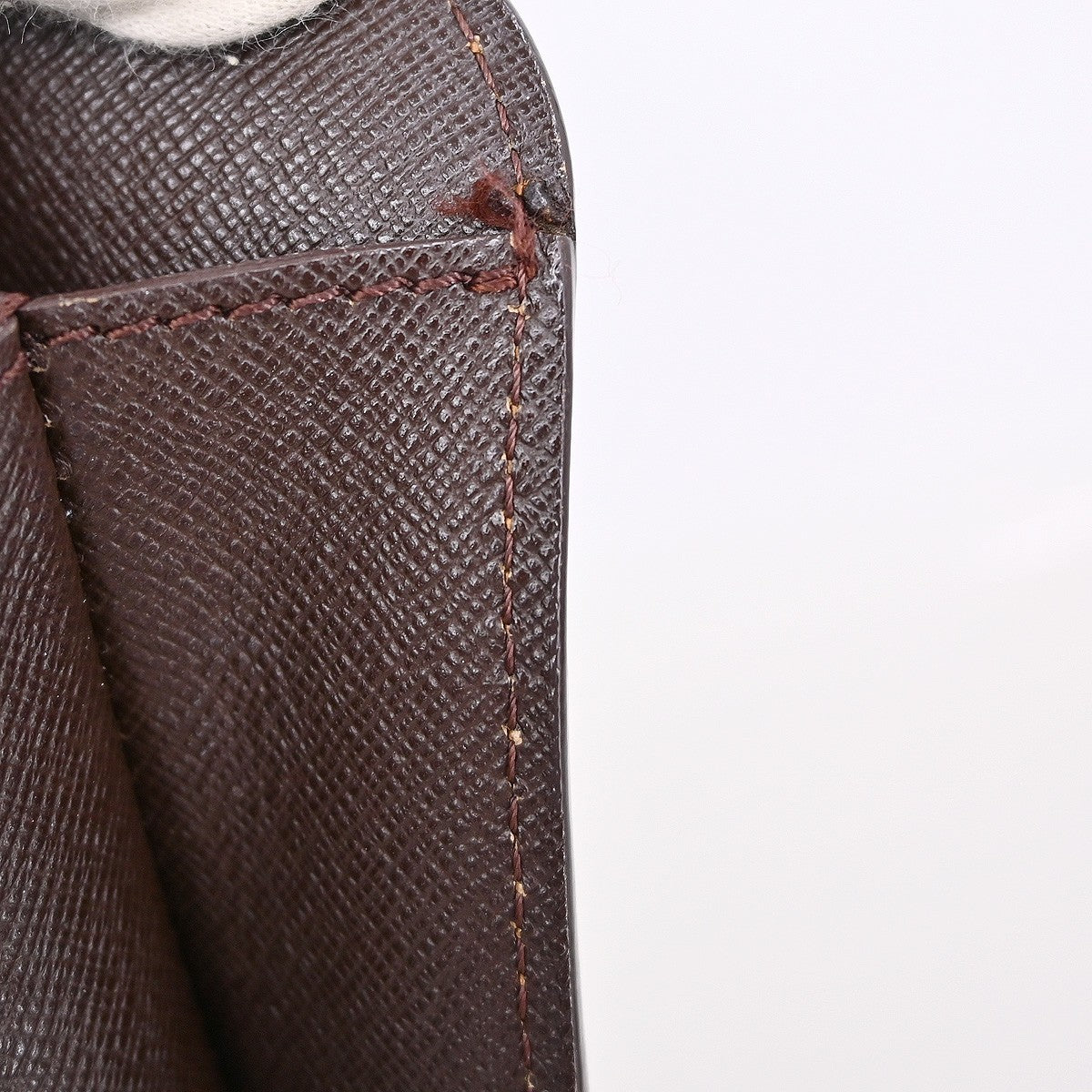 Louis Vuitton Triana Bag Damier Brown Canvas Handbag (Pre-Owned)