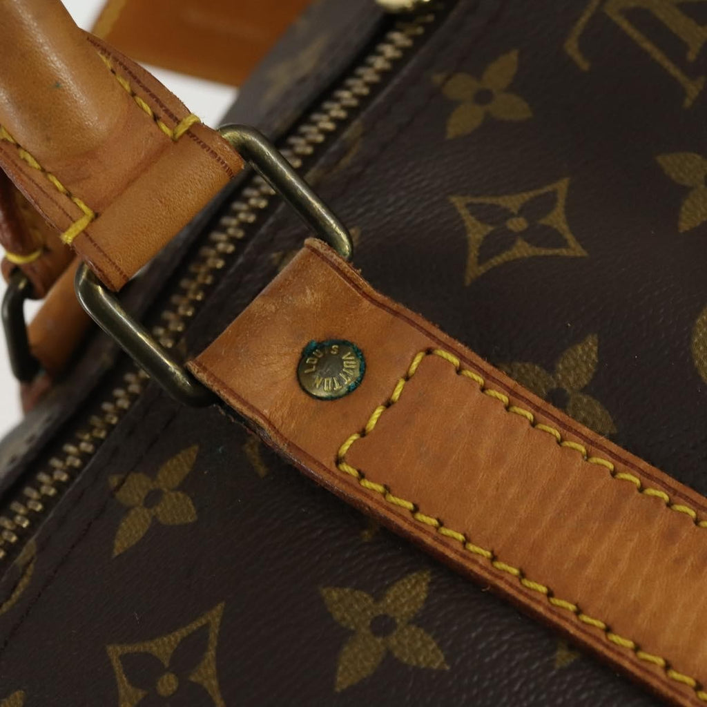 Louis Vuitton Keepall Bag Monogram Canvas Brown Canvas Travel Bag Bag (Pre-Owned)