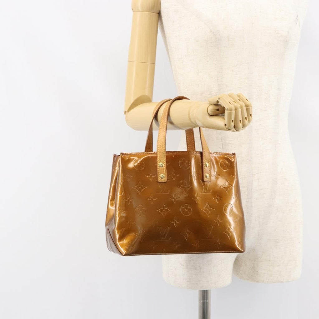 Louis Vuitton Reade Handbag Monogram Vernis Brown Patent_Leather Tote Bag Bag (Pre-Owned)