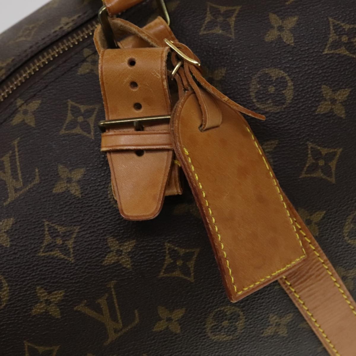 Louis Vuitton Keepall Bag Monogram Canvas Brown Canvas Travel Bag Bag (Pre-Owned)