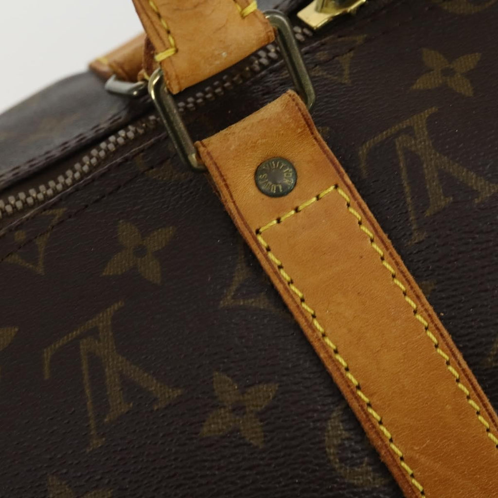 Louis Vuitton Keepall Bag Monogram Canvas Brown Canvas Travel Bag Bag (Pre-Owned)