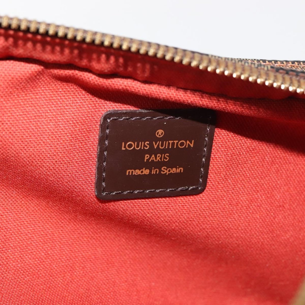 Louis Vuitton Geronimos Waist Bag Damier Brown Canvas Shoulder Bag Bag (Pre-Owned)