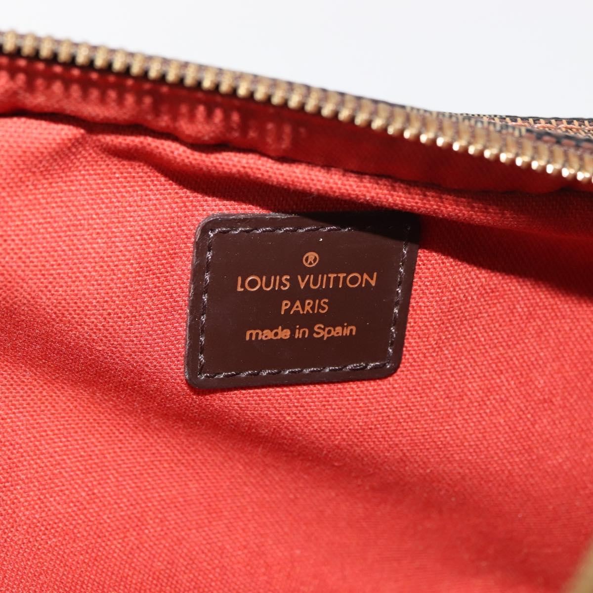 Louis Vuitton Geronimos Waist Bag Damier Brown Canvas Shoulder Bag Bag (Pre-Owned)