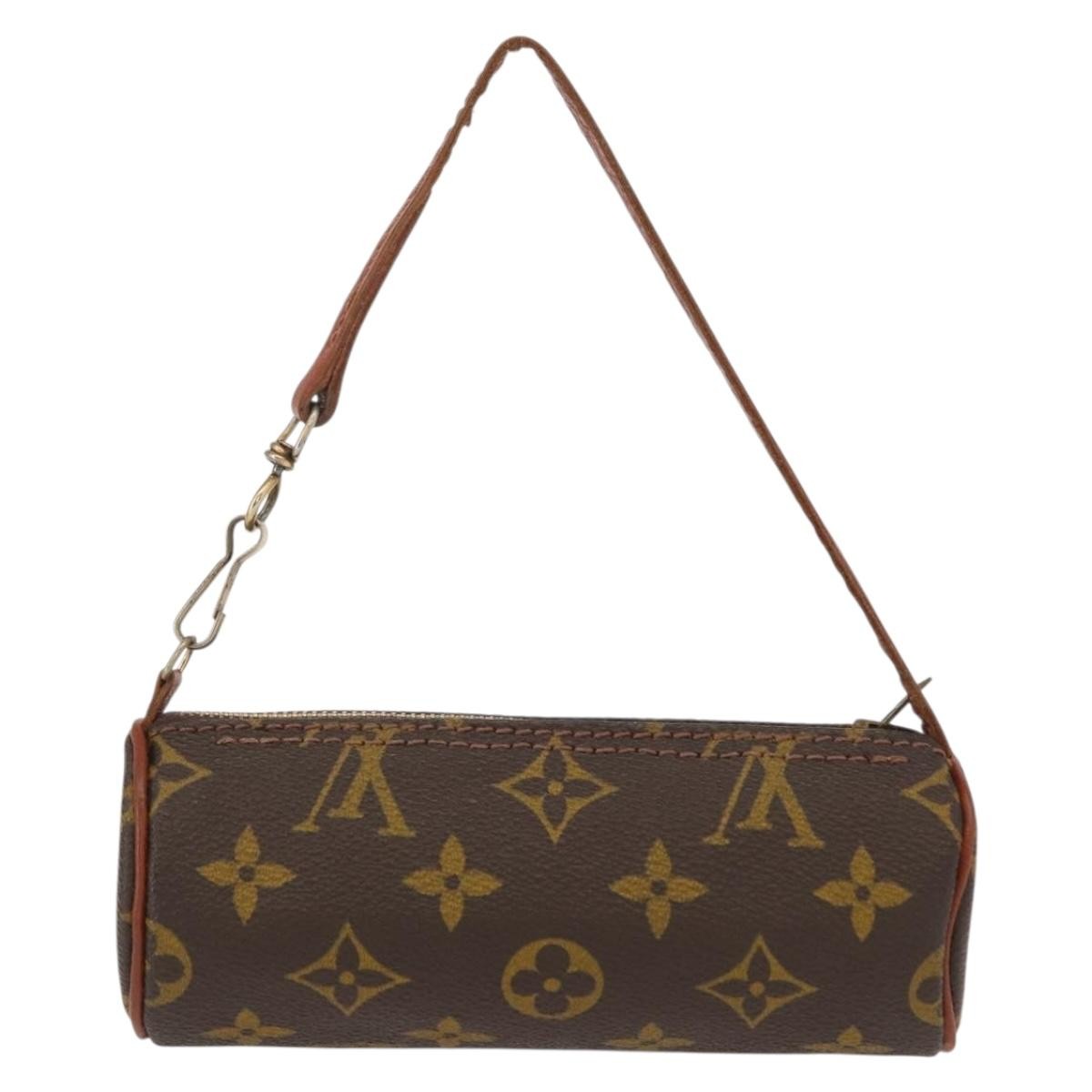 Louis Vuitton Papillon Pochette Monogram Canvas Brown Canvas Clutche & Pouche Bag (Pre-Owned)