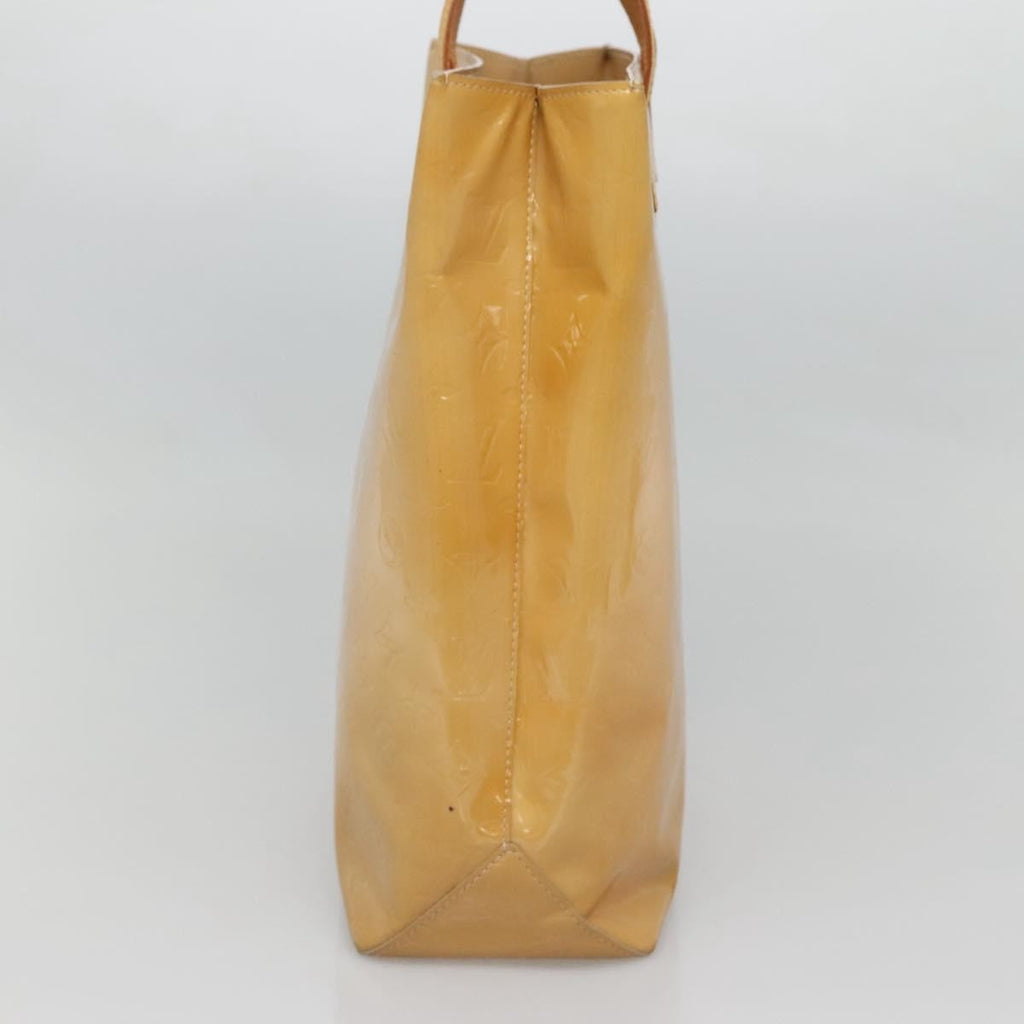 Louis Vuitton Reade Handbag Monogram Vernis Beige Patent_Leather Tote Bag Bag (Pre-Owned)
