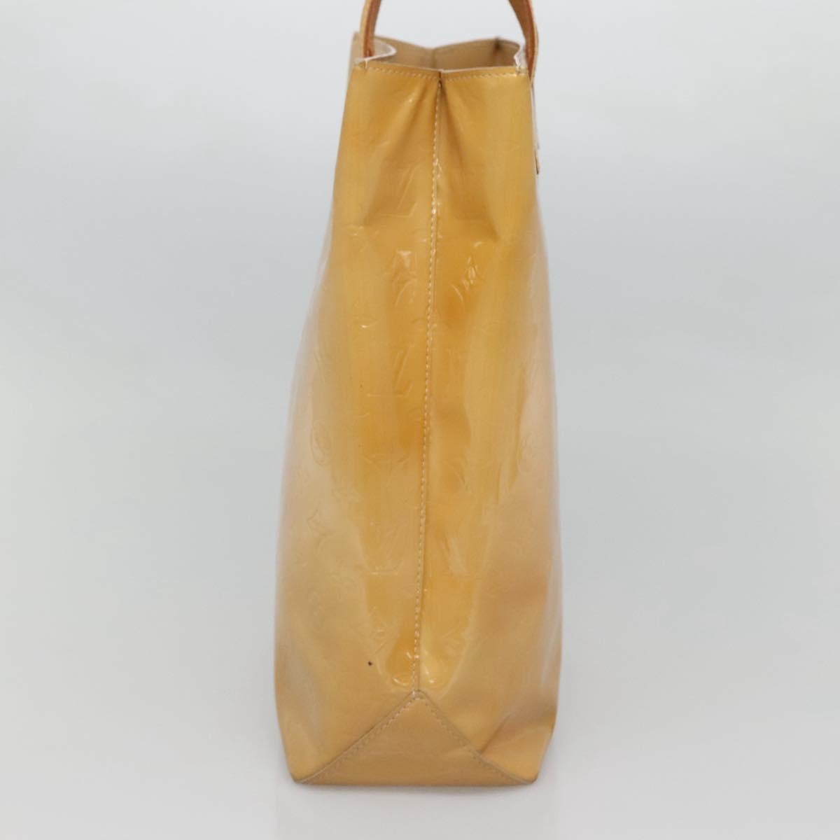 Louis Vuitton Reade Handbag Monogram Vernis Beige Patent_Leather Tote Bag Bag (Pre-Owned)