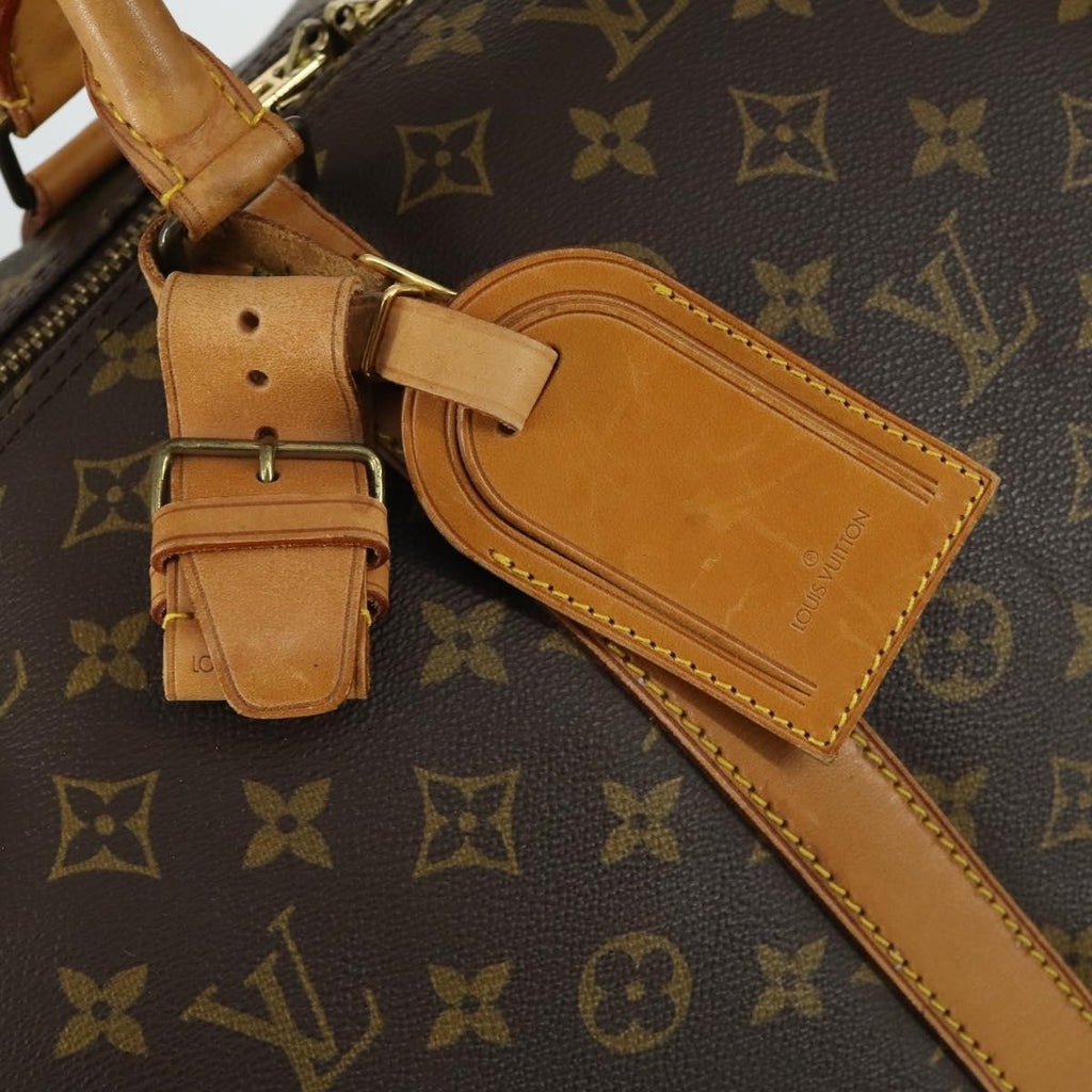 Louis Vuitton Keepall Bag Monogram Canvas Brown Canvas Travel Bag Bag (Pre-Owned)