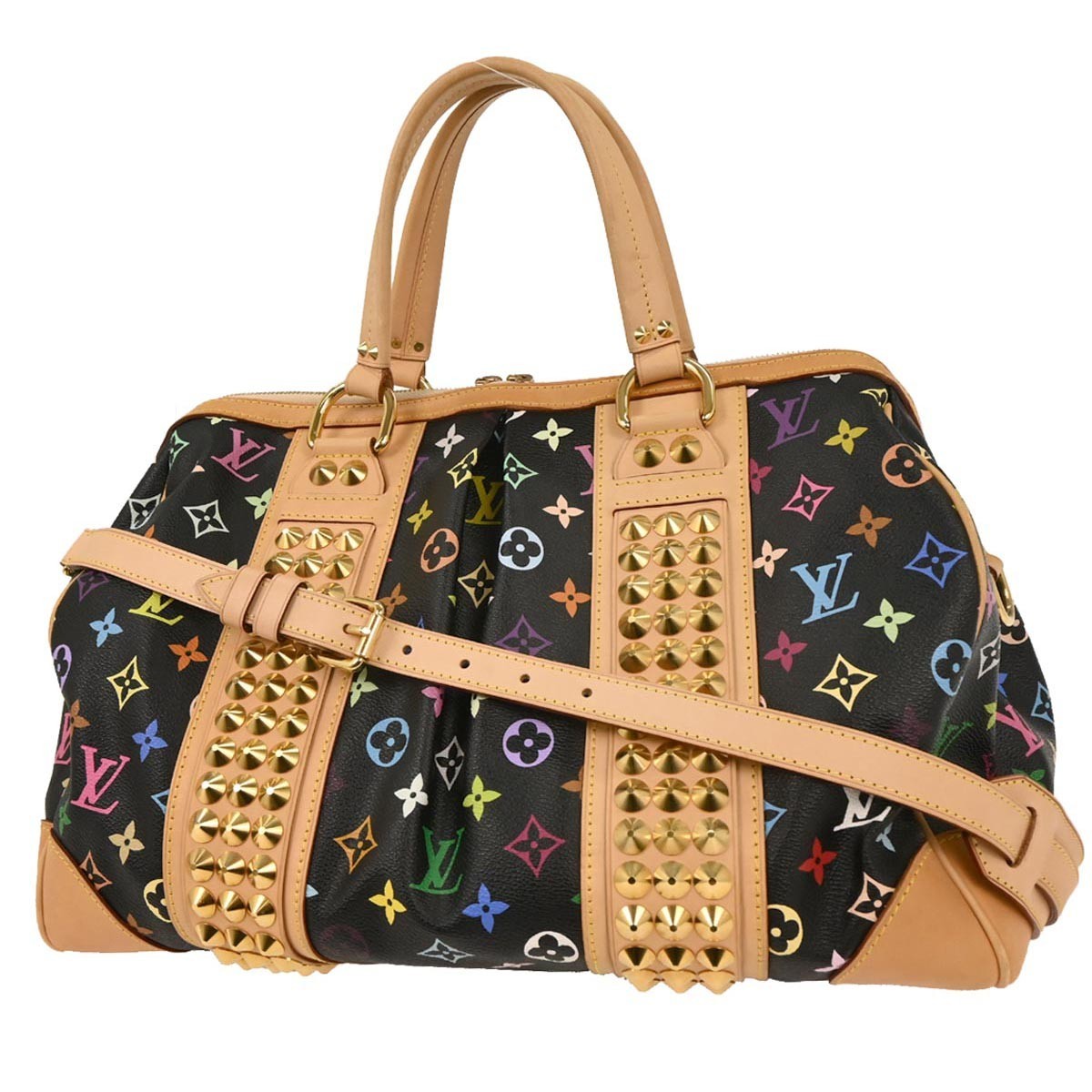 Louis Vuitton Courtney Bag Monogram Multicolor Multicolour Canvas Handbag (Pre-Owned)