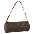Louis Vuitton Papillon Pochette Monogram Canvas Brown Canvas Clutche & Pouche Bag (Pre-Owned)