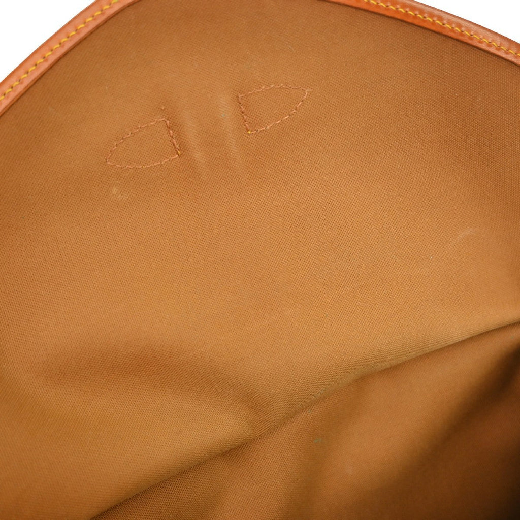 Louis Vuitton Saumur Handbag Monogram Canvas Brown Canvas Shoulder Bag Bag (Pre-Owned)