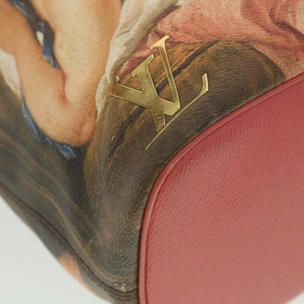 Louis Vuitton Neverfull Nm Tote Limited Edition Jeff Koons Titian Print Canvas Multicolour Canvas Tote Bag Bag (Pre-Owned)