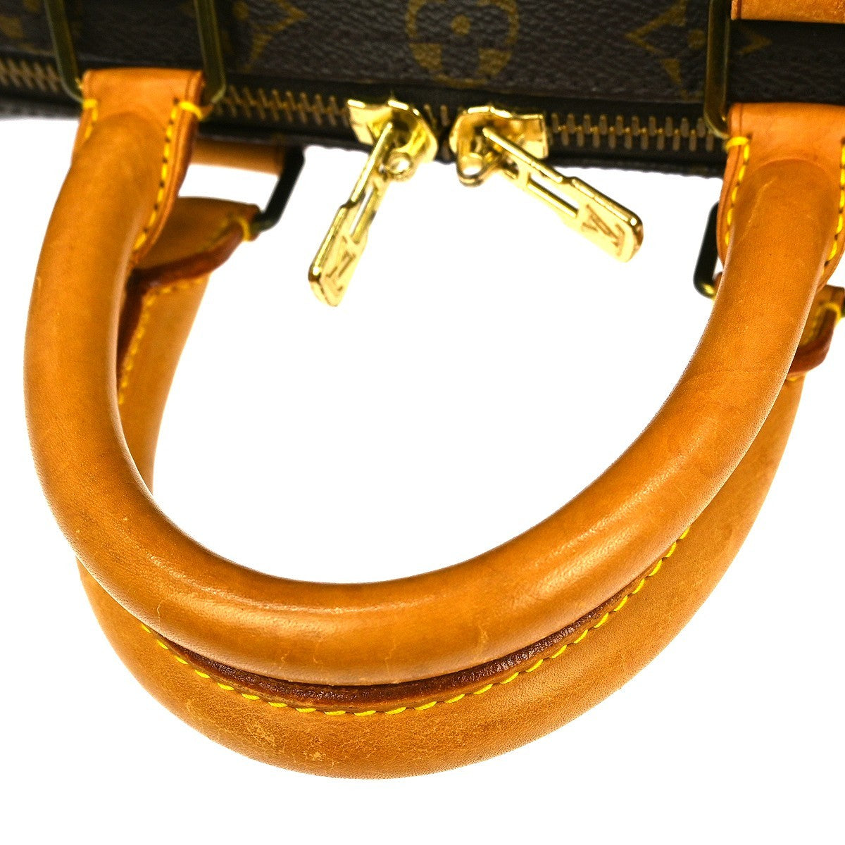 Louis Vuitton Keepall Bag Monogram Canvas Brown Canvas Travel Bag Bag (Pre-Owned)