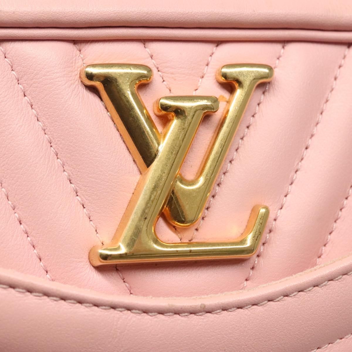 Louis Vuitton New Wave Camera Bag Quilted Leather Pink Leather Bag (Pre-Owned)