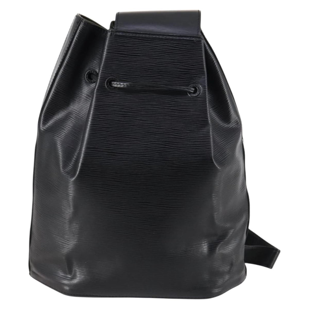 Louis Vuitton Sac A Dos Drawstring Backpack Epi Leather Black Leather Bag (Pre-Owned)