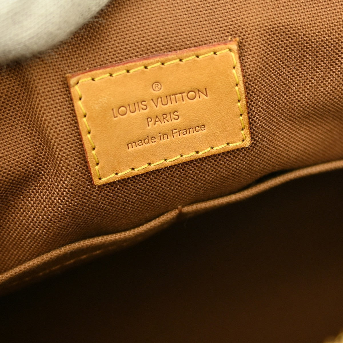 Louis Vuitton Tivoli Handbag Monogram Canvas Brown Canvas Shoulder Bag Bag (Pre-Owned)