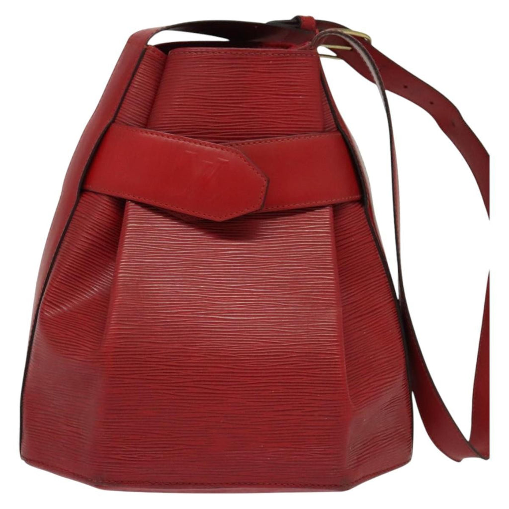 Louis Vuitton Vintage Sac D'epaule Handbag Epi Leather Red Leather Shoulder Bag Bag (Pre-Owned)