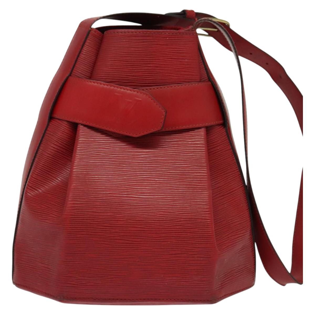 Louis Vuitton Vintage Sac D'epaule Handbag Epi Leather Red Leather Shoulder Bag Bag (Pre-Owned)