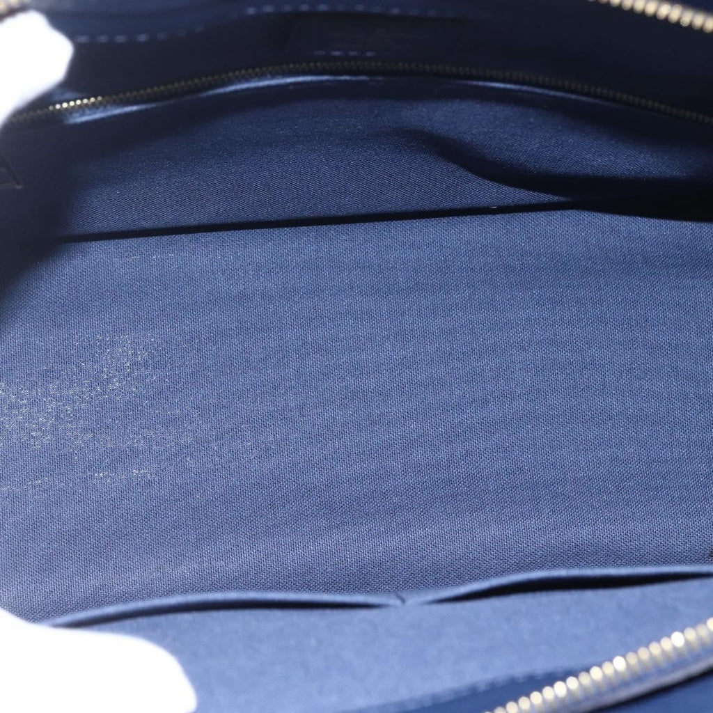 Louis Vuitton Vaneau Handbag Epi Leather Blue Leather Handbag (Pre-Owned)