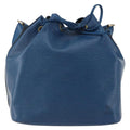 Louis Vuitton Petit Noe Handbag Epi Leather Blue Leather Shoulder Bag Bag (Pre-Owned)