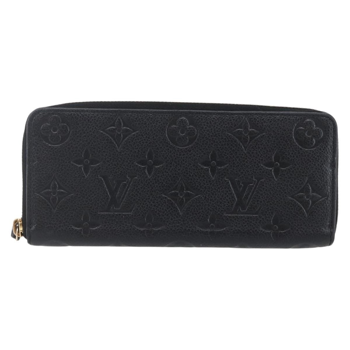 Louis Vuitton Portefeuille Zippy Monogramme Empreinte Monogramme Empreinte Black Leather Wallets Accessory (Pre-Owned)