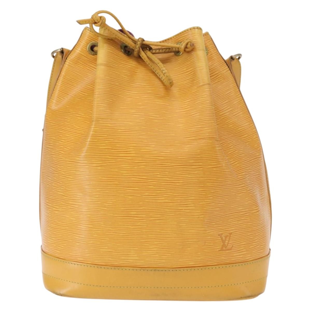 Louis Vuitton Noe Handbag Epi Leather Yellow Leather Shoulder Bag Bag (Pre-Owned)