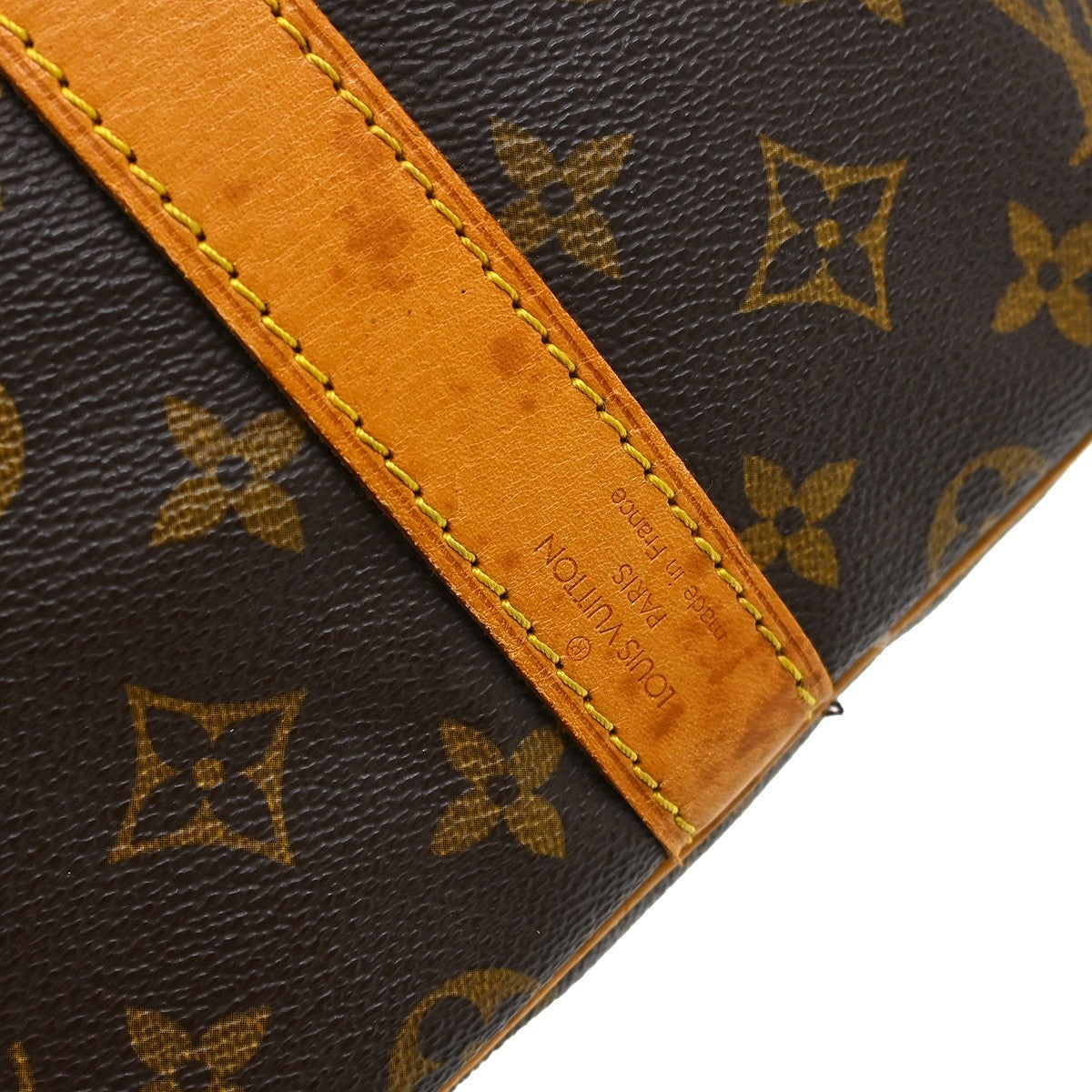 Louis Vuitton Keepall Bandouliere Bag Monogram Canvas Brown Canvas Travel Bag Bag (Pre-Owned)