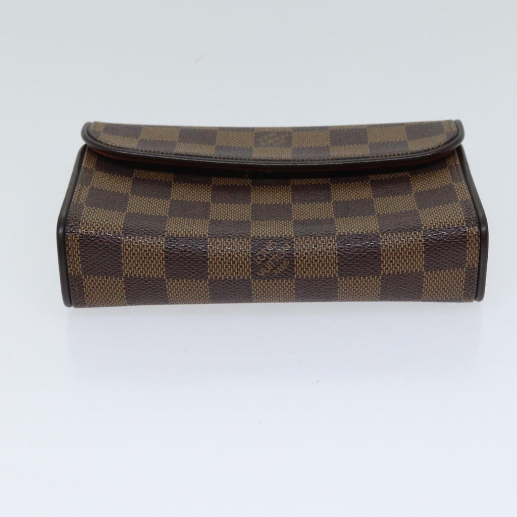 Louis Vuitton Florentine Waist Bag Damier Canvas Brown Canvas Clutche & Pouche Bag (Pre-Owned)