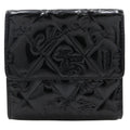 Chanel Bi-Fold Wallet Quilted Patent Black Patent_Leather Wallets Accessory (Pre-Owned)