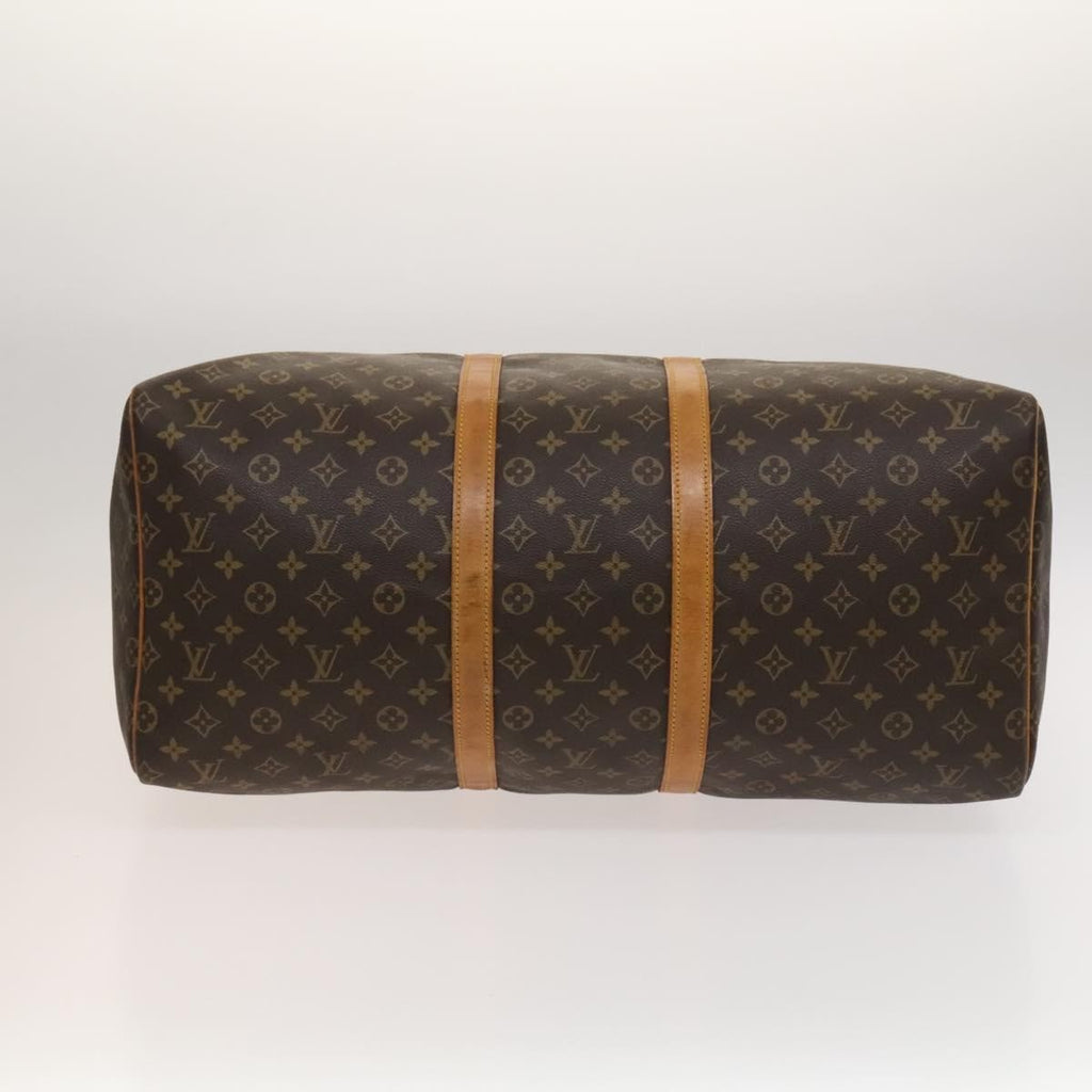Louis Vuitton Keepall Bag Monogram Canvas Brown Canvas Travel Bag Bag (Pre-Owned)