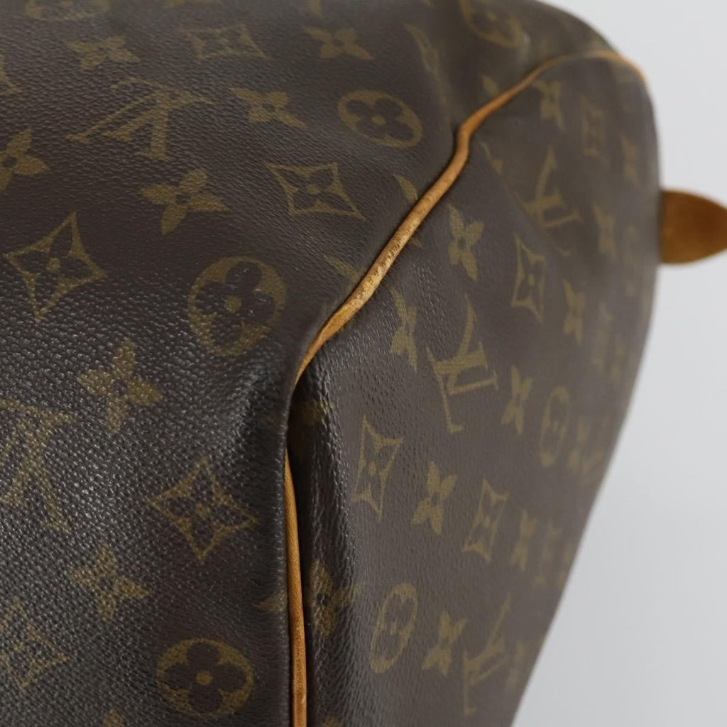 Louis Vuitton Keepall Bag Monogram Canvas Brown Canvas Travel Bag Bag (Pre-Owned)