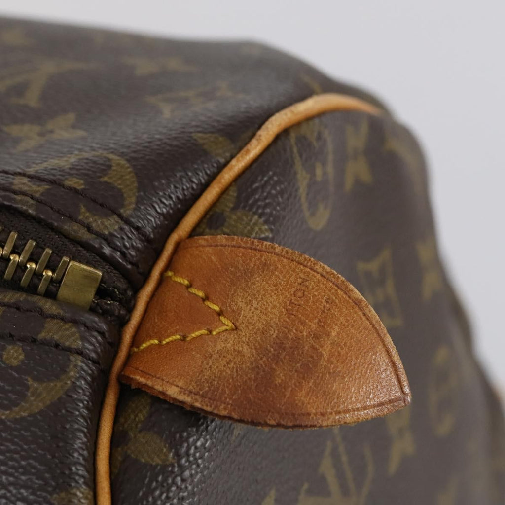 Louis Vuitton Keepall Bag Monogram Canvas Brown Canvas Travel Bag Bag (Pre-Owned)