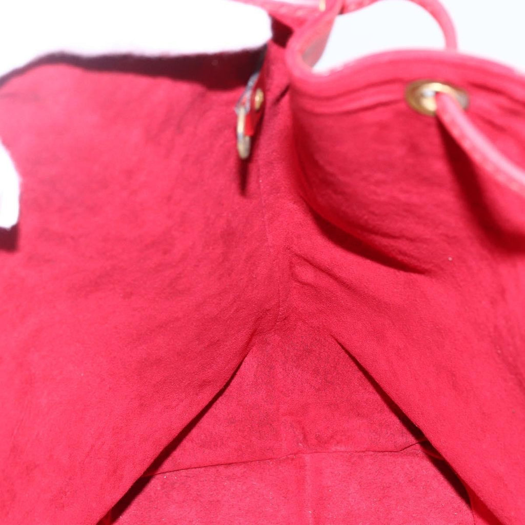 Louis Vuitton Noe Handbag Epi Leather Red Leather Bag (Pre-Owned)
