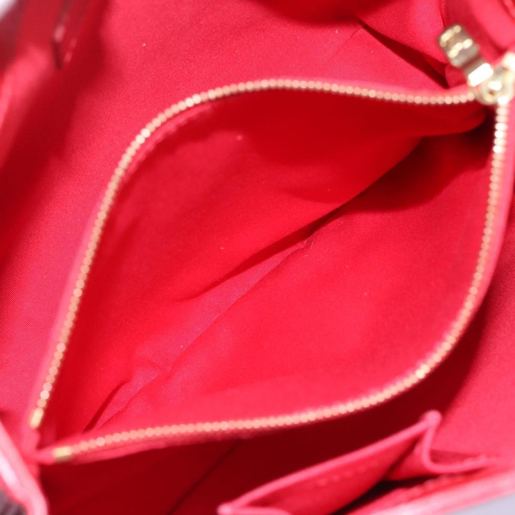 Louis Vuitton Mandara Handbag Epi Leather Red Leather Shoulder Bag Bag (Pre-Owned)
